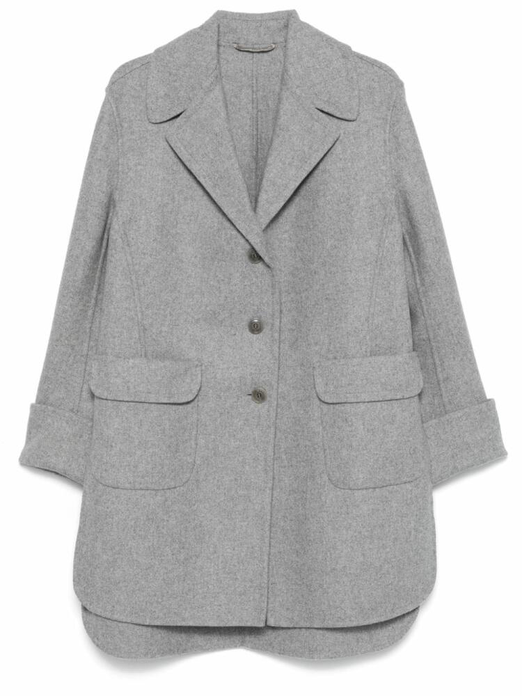 Ermanno Scervino felted coat - Grey Cover