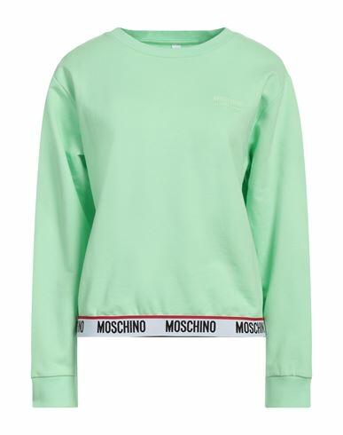 Moschino Woman Undershirt Light green Cotton, Elastane Cover