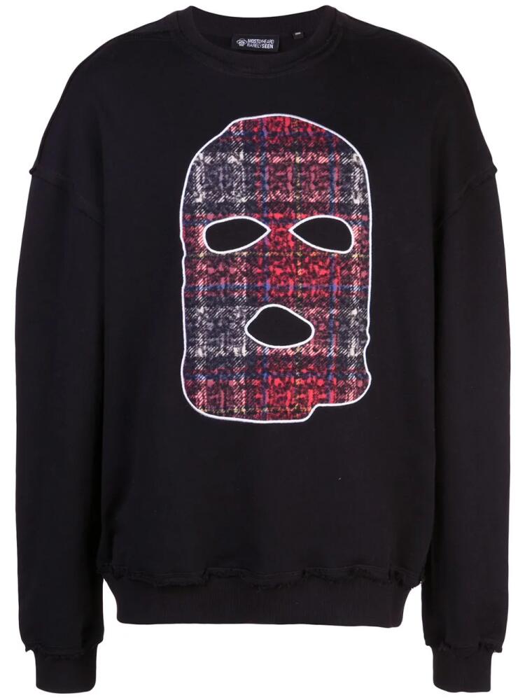 Mostly Heard Rarely Seen Hide and Seek print sweatshirt - Black Cover