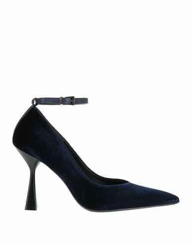 Guglielmo Rotta Woman Pumps Navy blue Textile fibers Cover