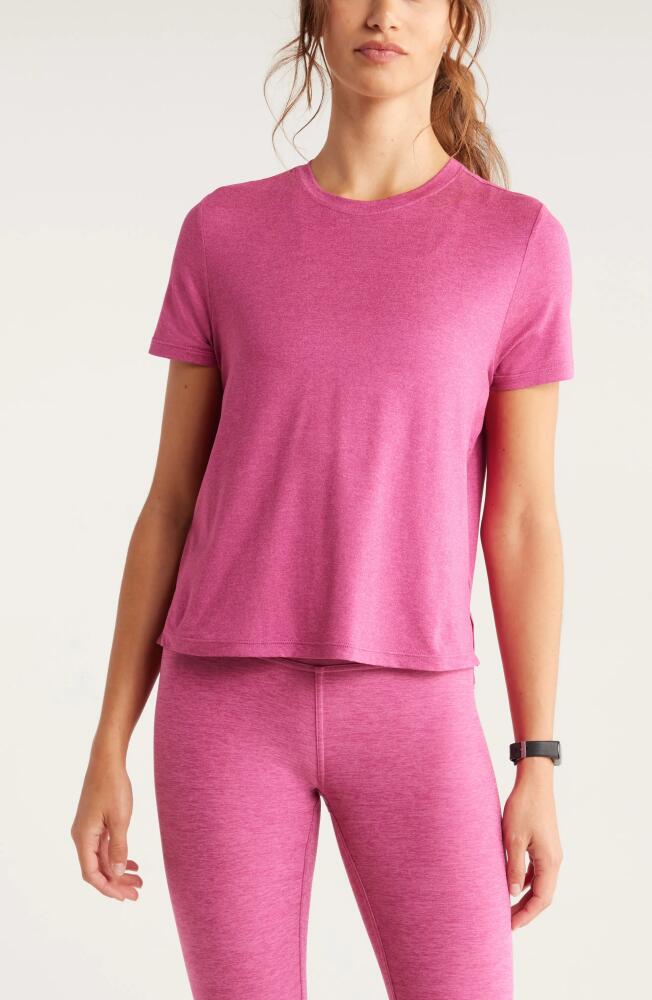 Zella Restore Soft Lite Relaxed Tee in Pink Violet Cover