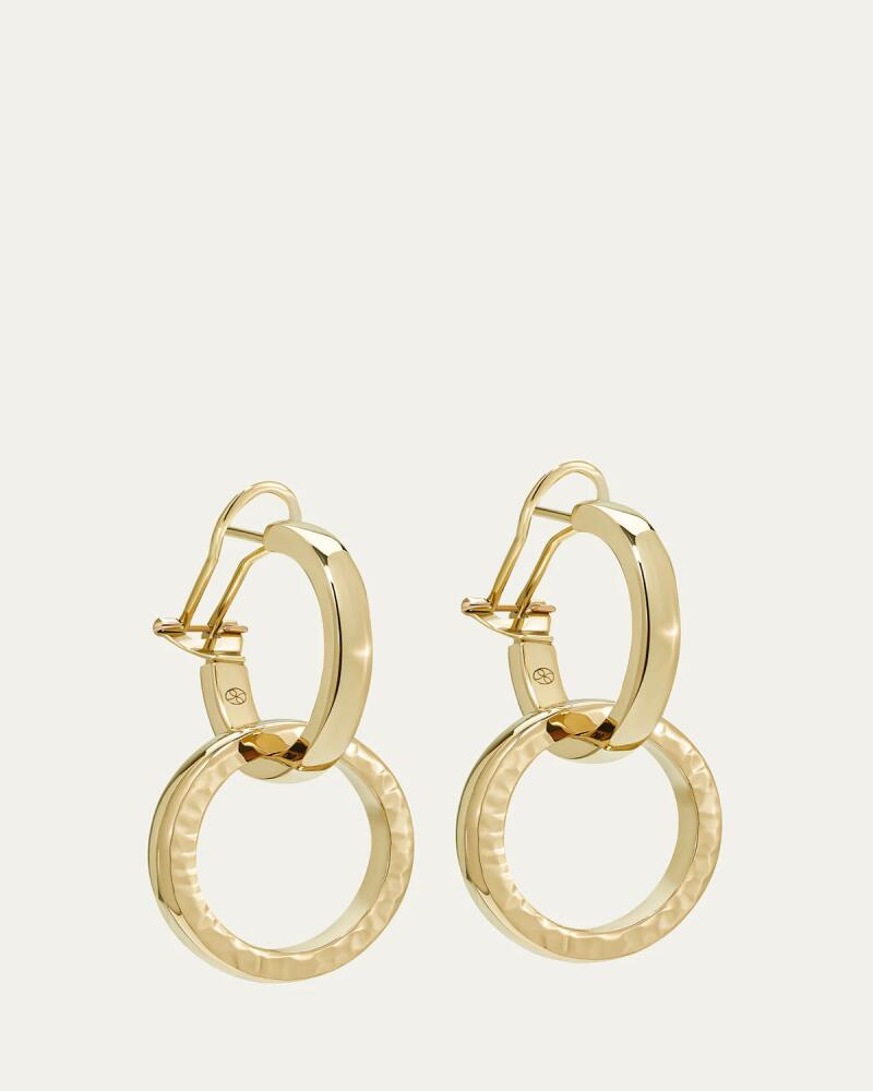 L. Klein Duetto 18K Yellow Gold Large Double-Hoop Earrings Cover