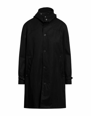 The Kooples Man Overcoat & Trench Coat Black Cotton Cover