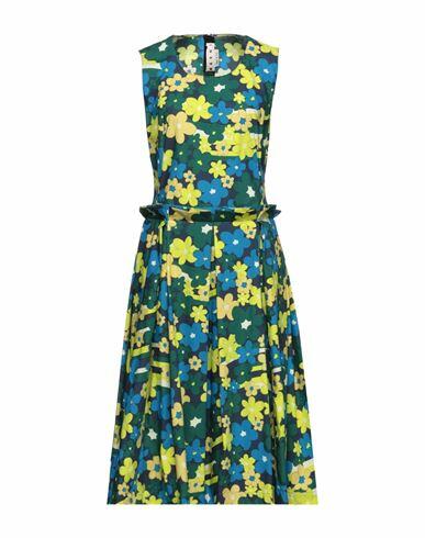 Marni Woman Midi dress Yellow Cotton Cover