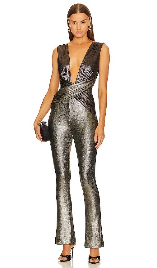 Michael Costello x REVOLVE Aiden Jumpsuit in Grey Cover