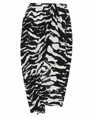 Isabel Marant Woman Midi skirt Black Silk, Elastane Cover