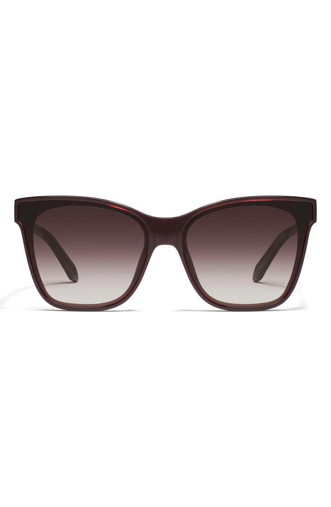 QUAY After Party 51mm Square Sunglasses in Dark Chocolate Gradient Cover