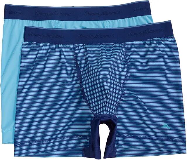 Tommy Bahama 2-Pack Mesh Tech Boxer Briefs (Blue/Grd) Men's Underwear Cover