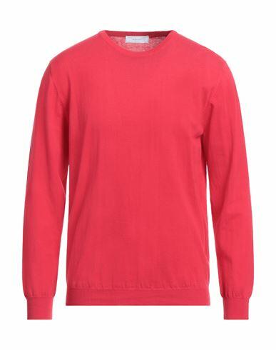 Diktat Man Sweater Red Cotton Cover