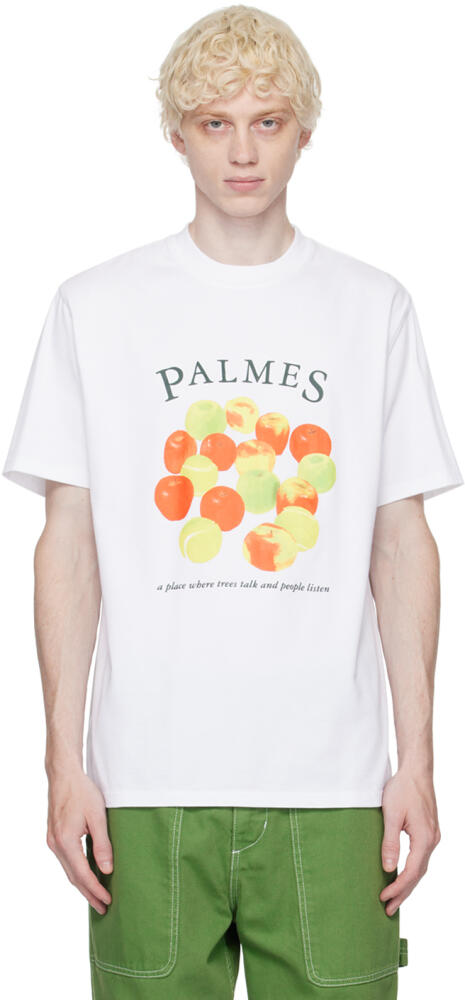 Palmes White 'Apples' T- Shirt Cover