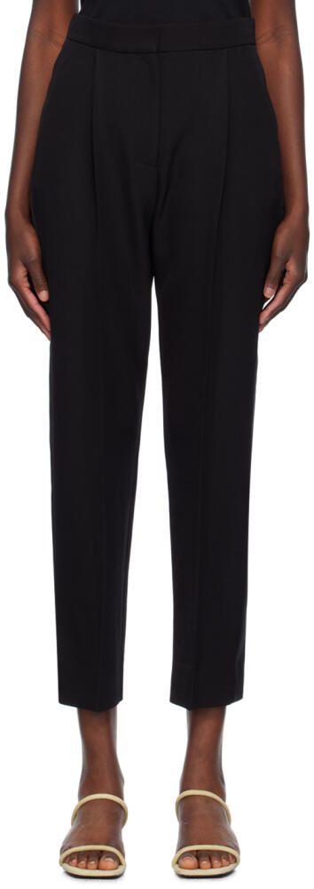 Erdem Black Cropped Trousers Cover