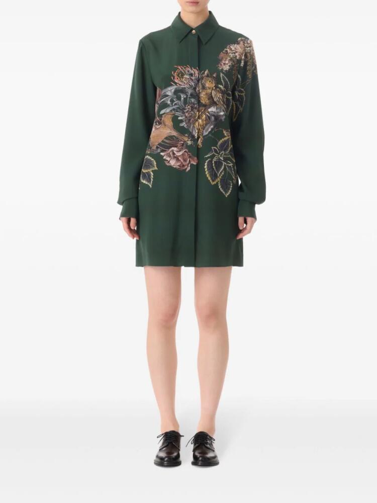 Jason Wu Collection floral-print mini dress - Green Cover