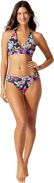 Tommy Bahama Summer Floral Reversible Halter Top (Mare Navy Reversible) Women's Swimwear Cover