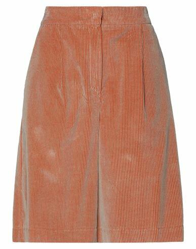 Beatrice .b Woman Shorts & Bermuda Shorts Orange Cotton Cover