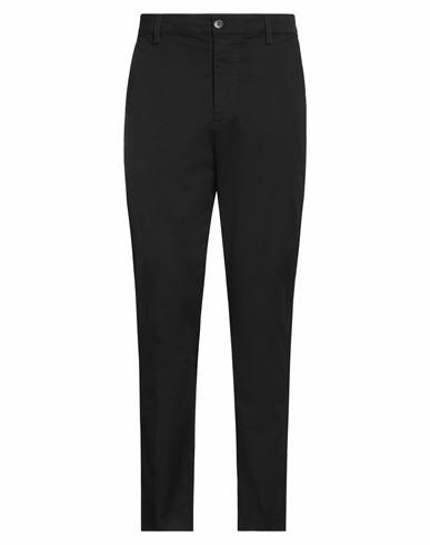 Brian Dales Man Pants Black Cotton, Elastane Cover