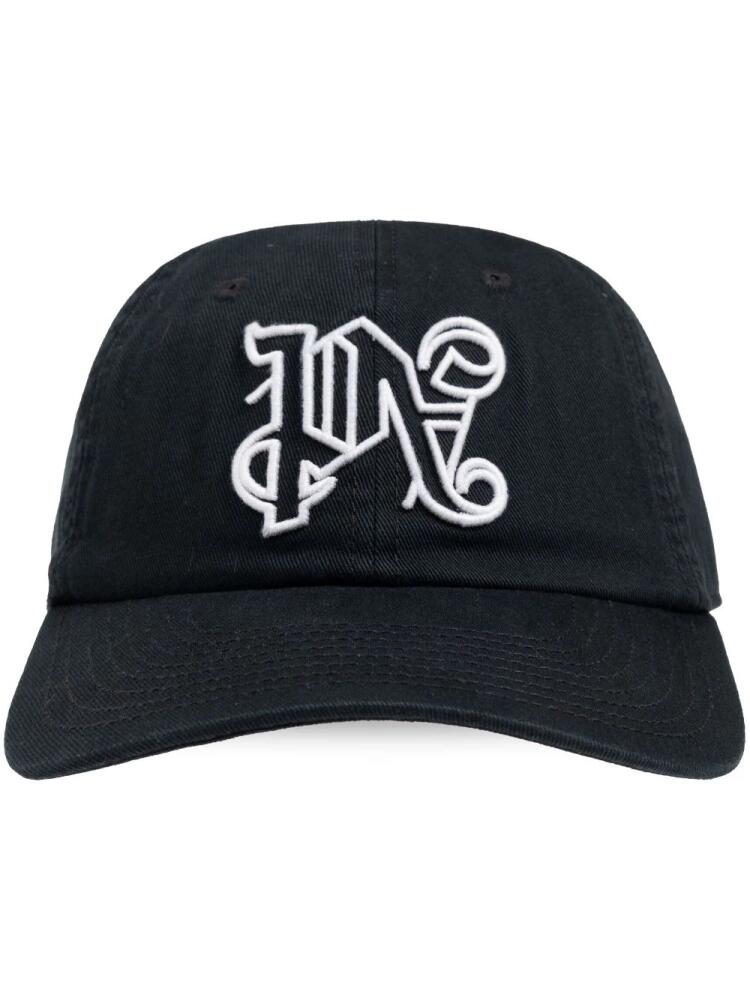 Palm Angels monogram baseball cap - Black Cover