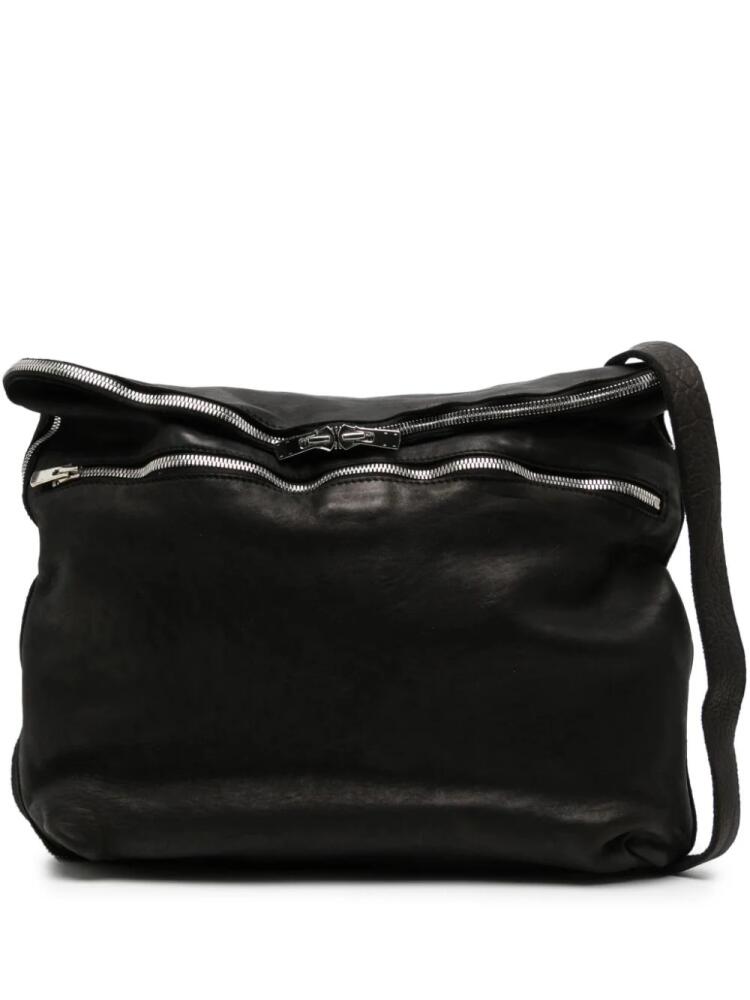 Guidi leather shoulder bag - Black Cover