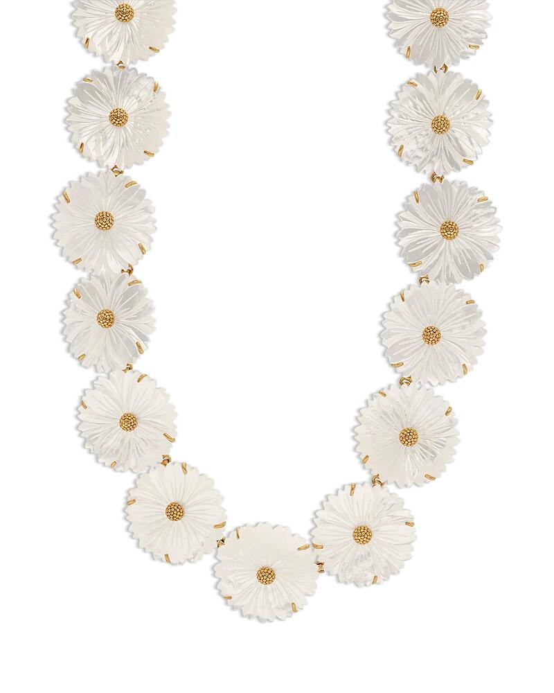 Capucine De Wulf Mermaid Garden Floral Mother of Pearl Convertible Necklace, 16 Cover