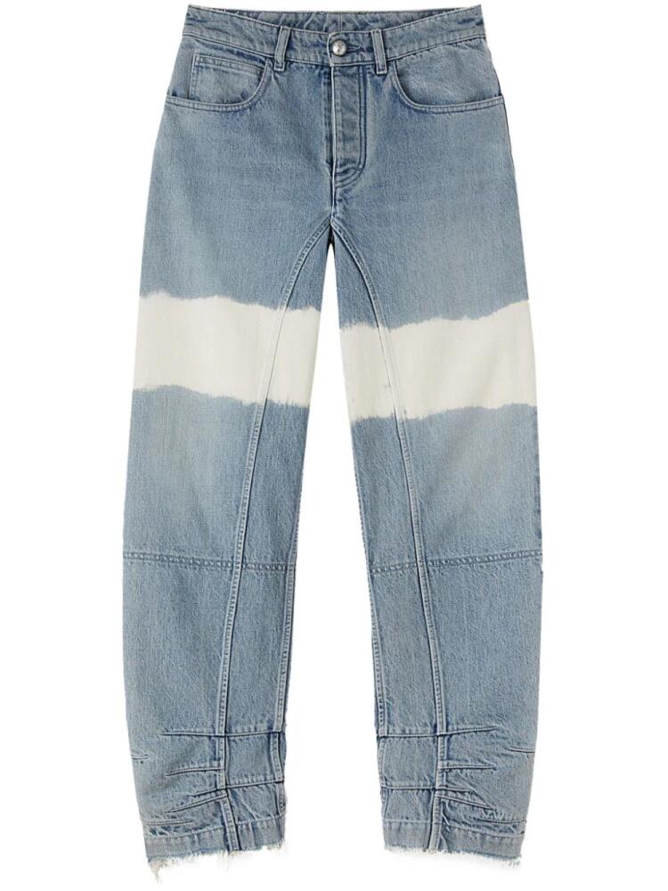 Jil Sander high-waist colour-block jeans - Blue Cover