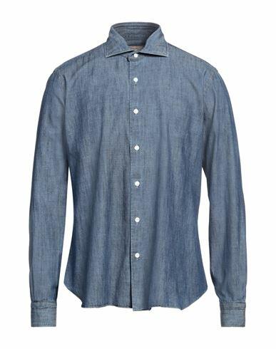 Dandylife By Barba Man Denim shirt Blue Size 15 ¾ Cotton Cover