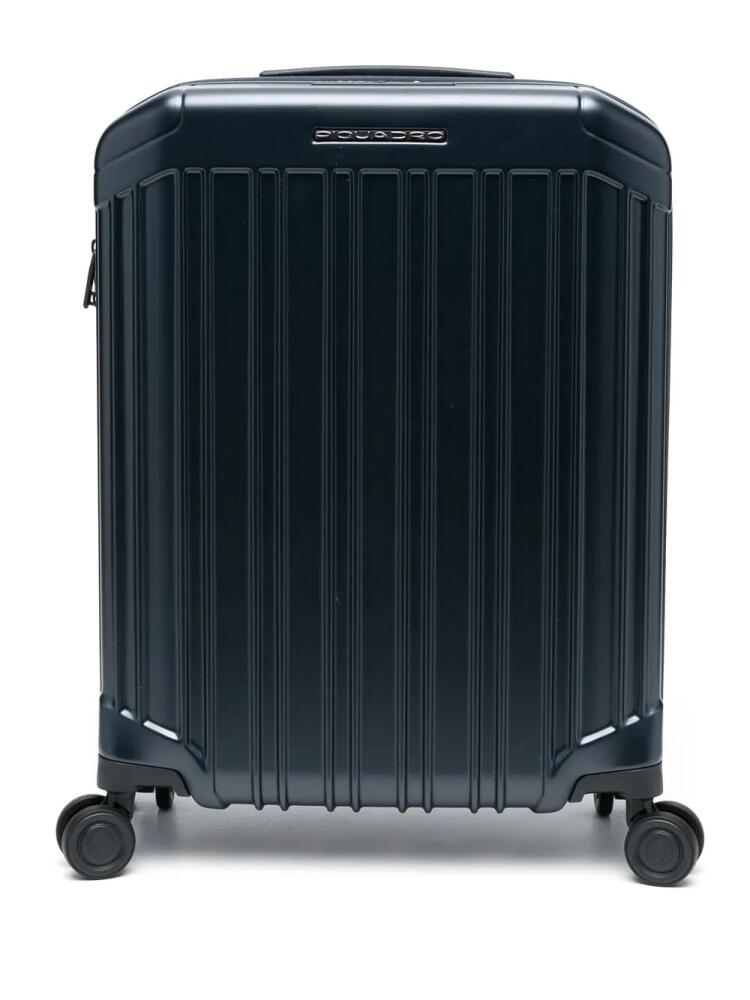 PIQUADRO hardside spinner cabin suitcase - Blue Cover