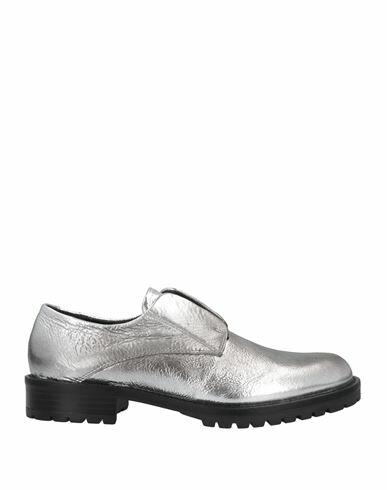 Ermanno Scervino Woman Loafers Silver Soft Leather Cover