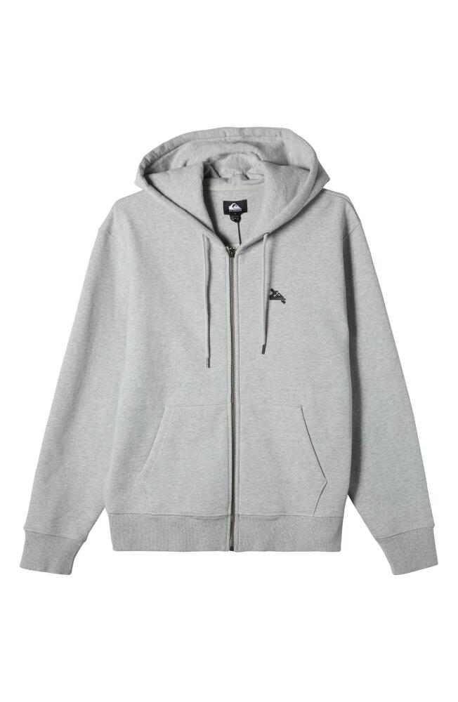 Quiksilver x Saturdays NYC Zip Hoodie in Athletic Heather Cover