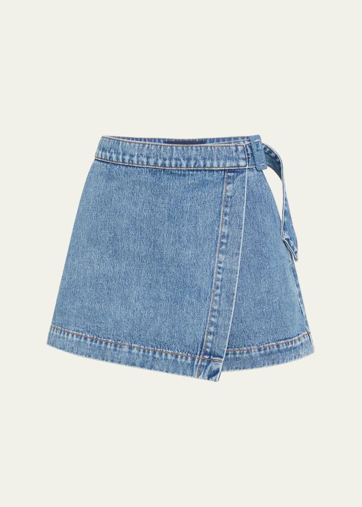 Veronica Beard Diaz Denim Skort Cover