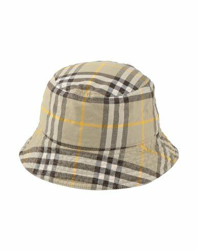 Burberry Prorsum Man Hat Sage green Cotton Cover