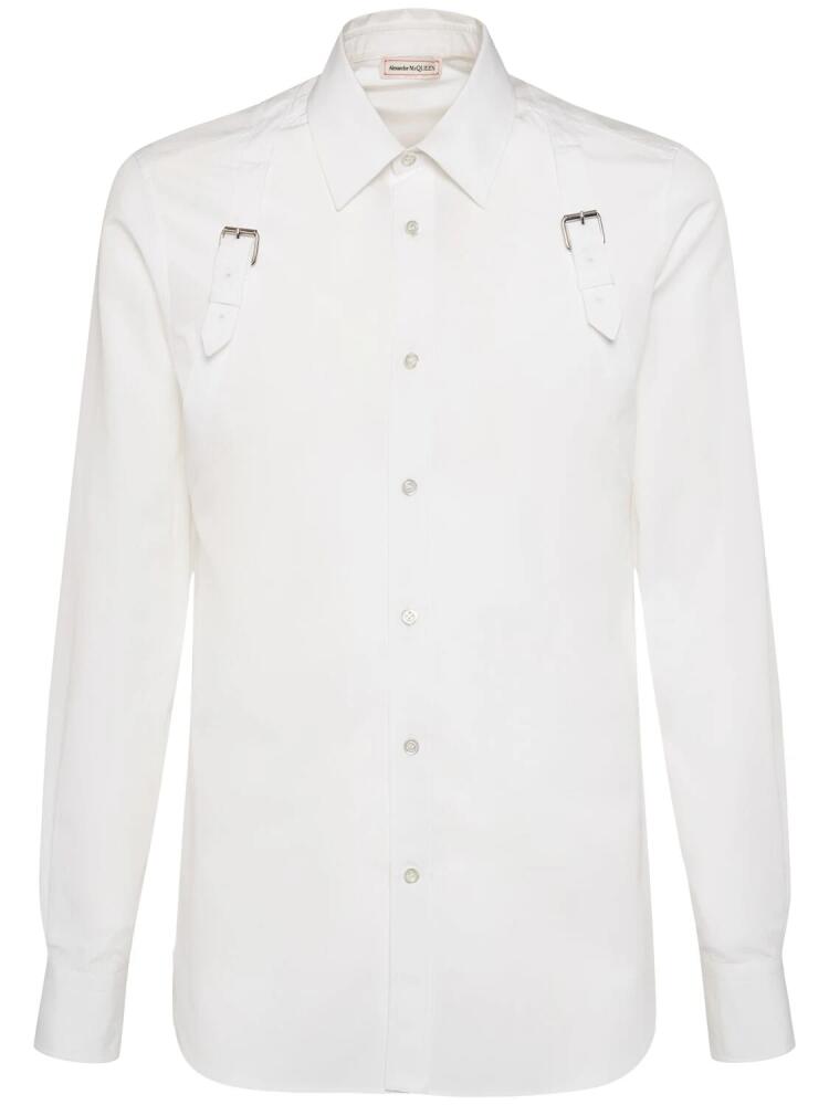 ALEXANDER MCQUEEN Double Strap Harness Cotton Shirt Cover