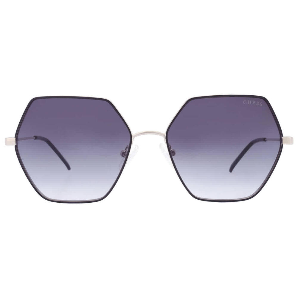 Guess Factory Smoke Gradient Hexagonal Ladies Sunglasses Cover