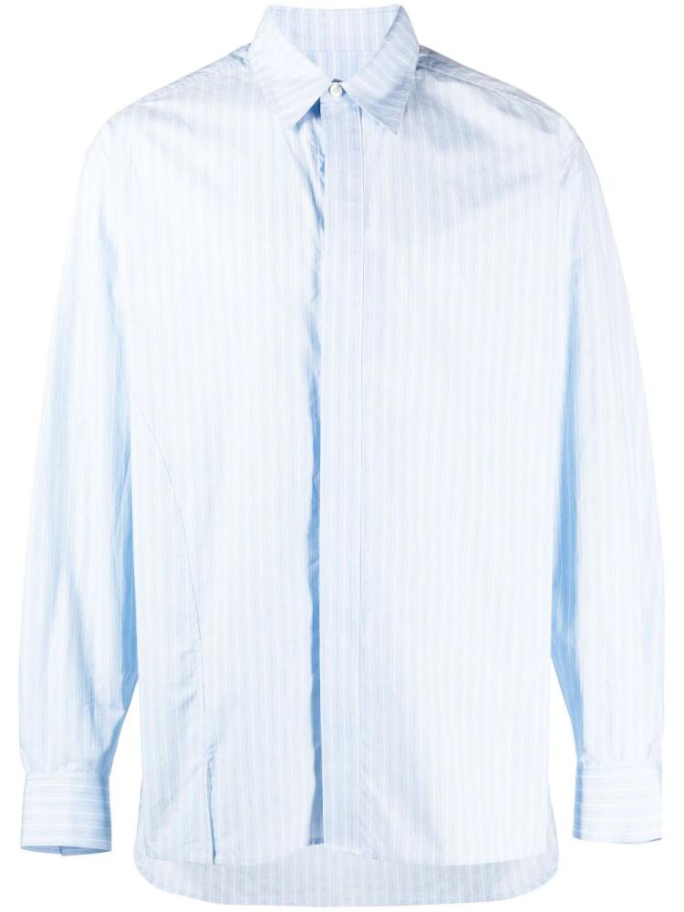 Ader Error long-sleeve poplin shirt - Blue Cover