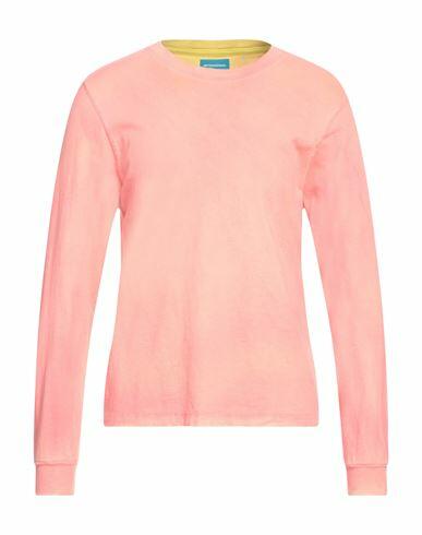 Notsonormal Man T-shirt Salmon pink Cotton Cover