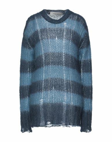 Golden Goose Woman Sweater Slate blue Mohair wool, Polyamide, Wool Cover