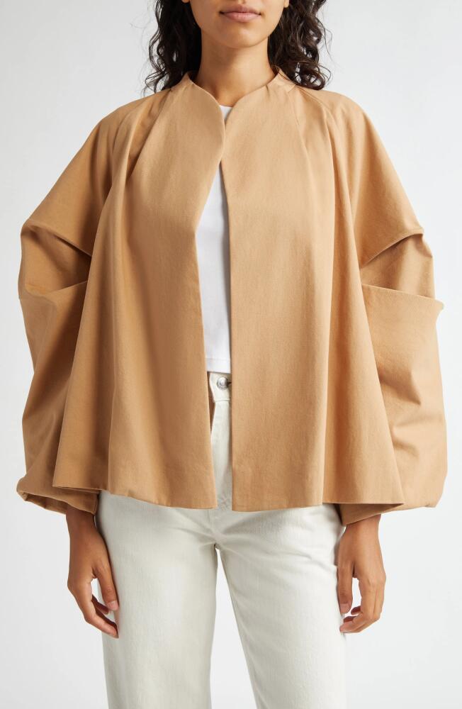 MILLE Amie Open Front Jacket in Almond Cover