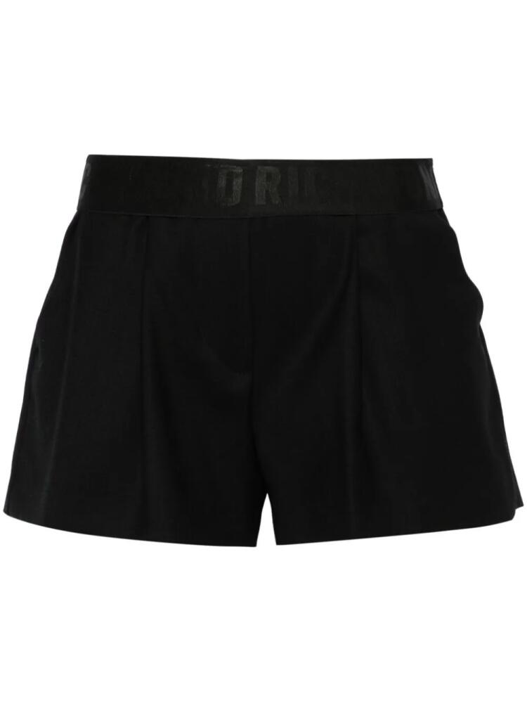 John Richmond logo-waistband mini shorts - Black Cover