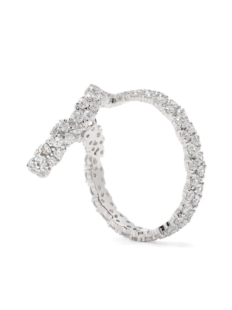 APM Monaco Double-Hoop ear cuff - Silver Cover