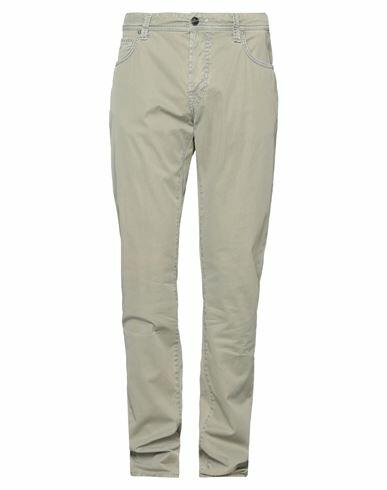 Tramarossa Man Pants Sage green Cotton, Elastane Cover