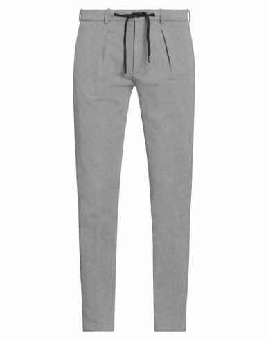 Circolo 1901 Man Pants Light grey Cotton, Elastane Cover