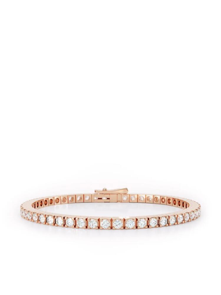 LOEV 18kt rose gold LOEV Tennis diamond bracelet - Pink Cover