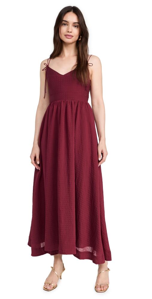 En Saison Bree Midi Dress Merlot Cover