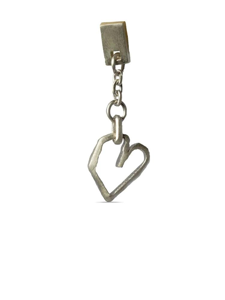 Parts of Four Jazz's Heart single drop earring - Silver Cover