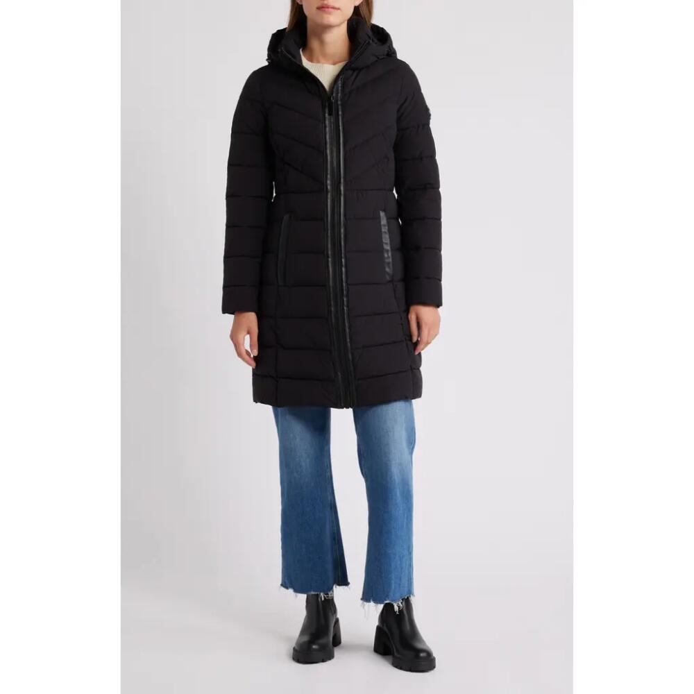 MICHAEL Michael Kors Packable 400 Fill Power Puffer Coat in Black Cover