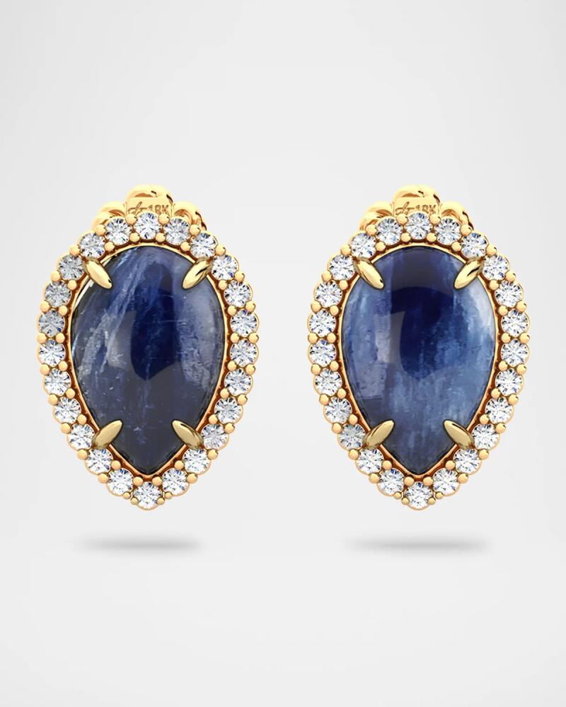 Jamie Turner Sparrow Studs with Kyanite and Diamonds Cover