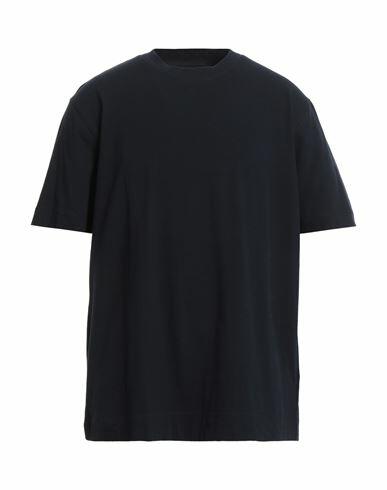 Circolo 1901 Man T-shirt Midnight blue Cotton, Elastane Cover