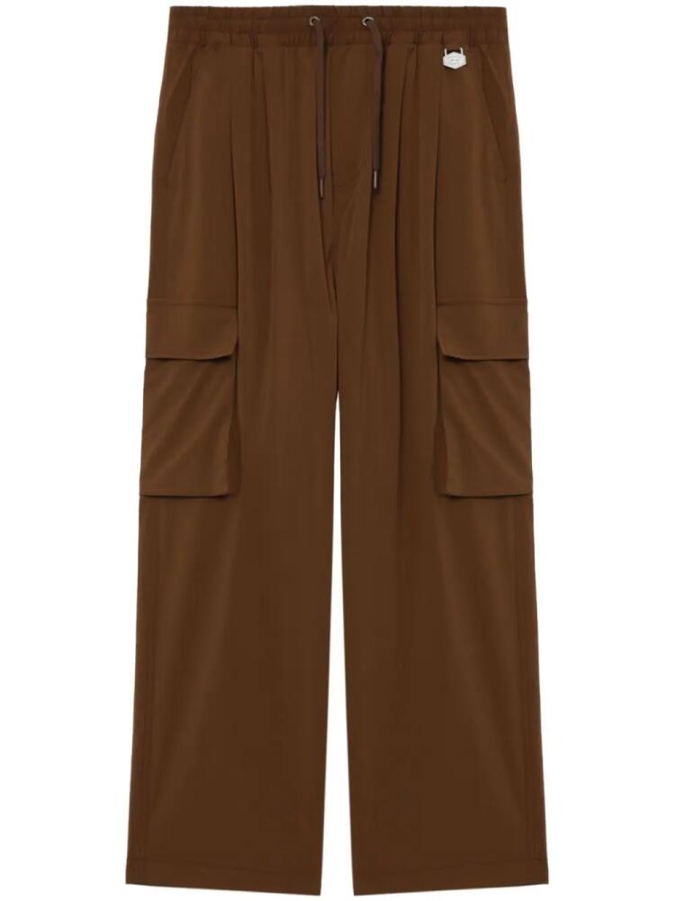 CHOCOOLATE straight cargo trousers - Brown Cover