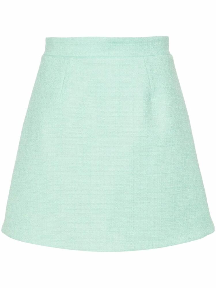 Patou tweed mini skirt - Green Cover