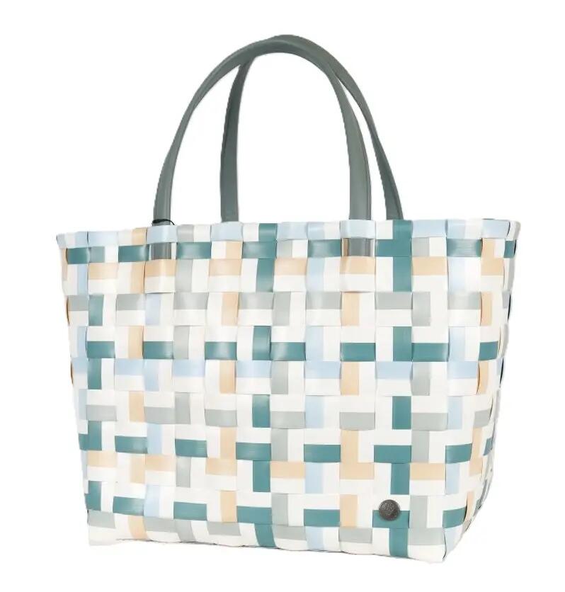 Handed By Fifty Fifty Recycled Plastic Weekender Bag in Teal Blue Mix Cover