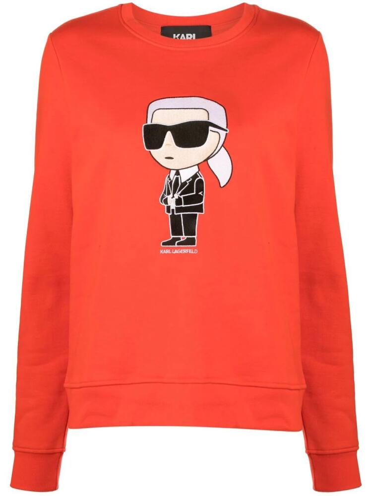 Karl Lagerfeld Ikon 2.0 crewneck sweatshirt - Red Cover