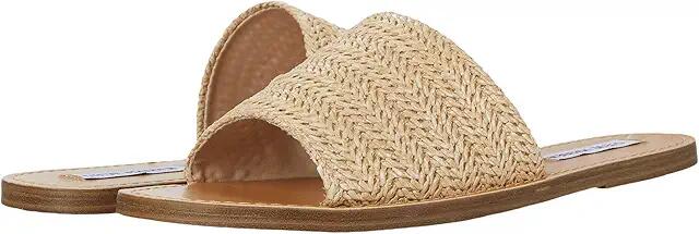 Steve Madden Grace Slide Sandal (Natural Raffia) Women's Shoes Cover